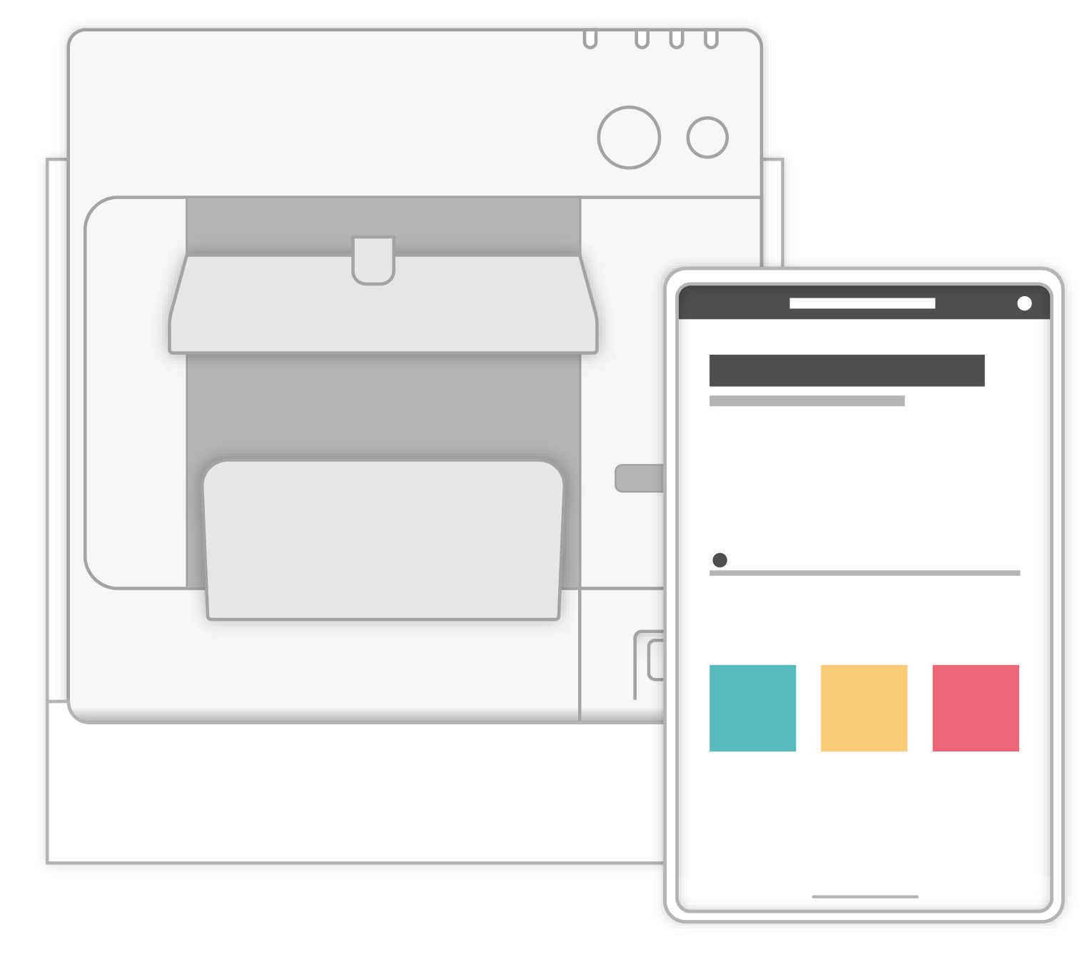 Event Check-In printer en tablet